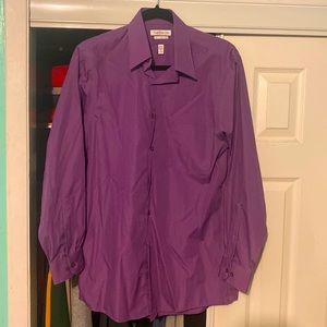 VanHeusen Collared Purple Shirt